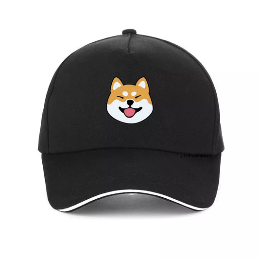 Fashion Creative Cute Dog Shiba Inu Pattern Baseball Hat Summer adjustable Cartoon hip hop snapback hats