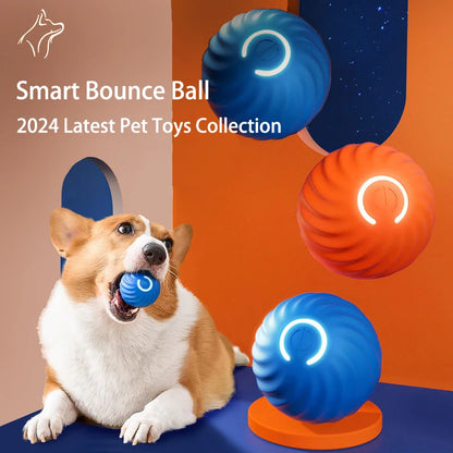 Smart ball toy for dogs, interactive bouncing balls for puppies, geometric bright toys, moving chew-obsessed intelligent design