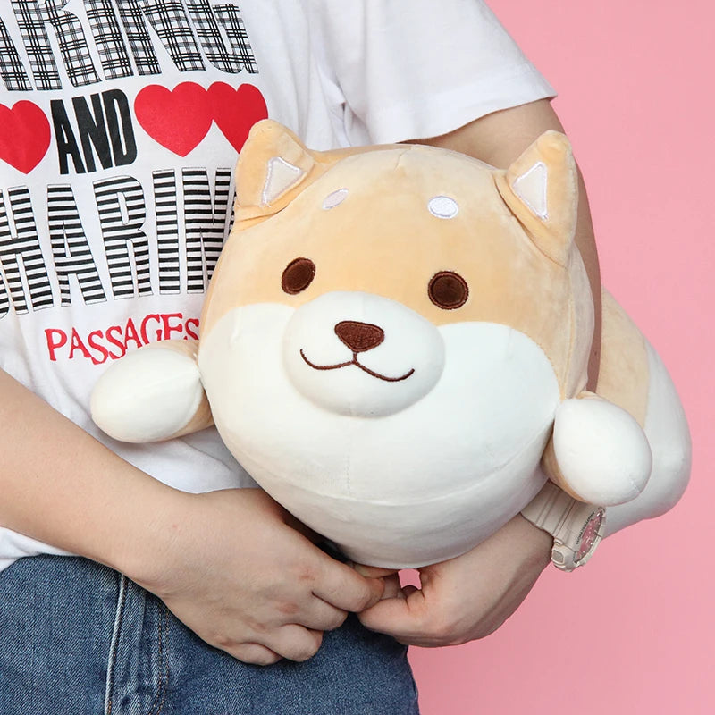 1pc Lovely Fat Shiba Inu Plush Pillow Toys Stuffed Soft Pillow Gift for Kids, Children.