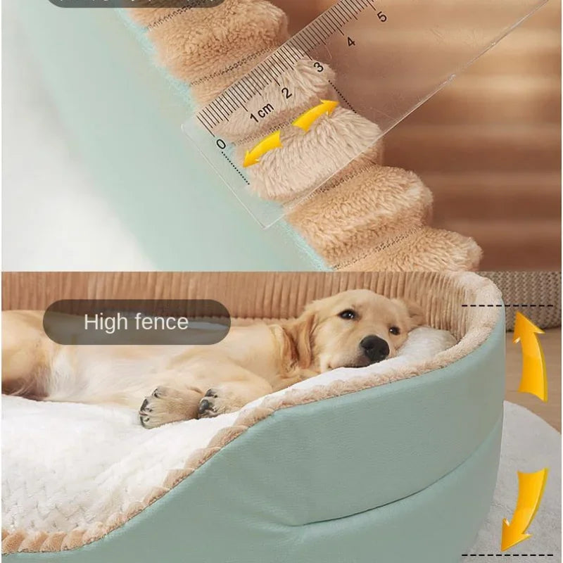 Pet Super Soft Dog Bed Padded Cushion for Small Big Pet Dogs Sleeping Beds Removable Durable Mattress Doghouse Mats Four Seasons